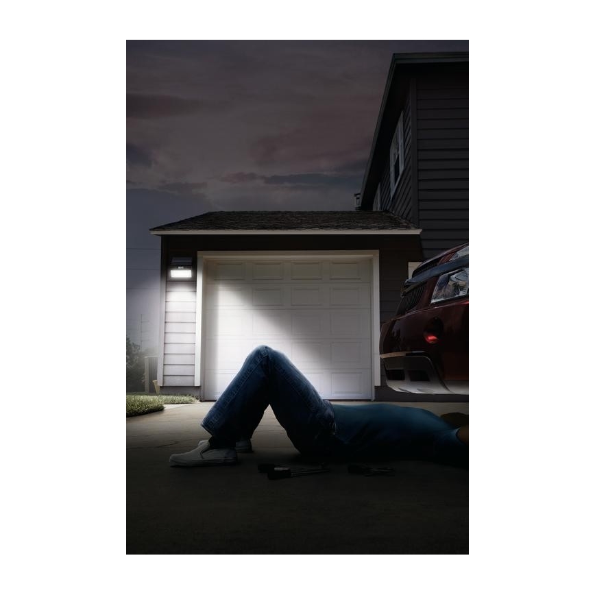 Ledvance - Projecteur solaire d'extérieur avec détecteur FLOOD LED/2,9W/3,7V IP44