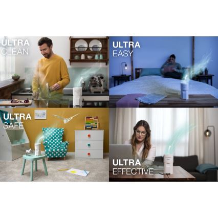 Ledvance - Purificatore d'aria portatile con filtro HEPA PURIFIER UVC/4,5W/5V USB