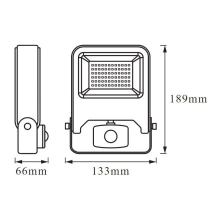 Ledvance - Riflettore LED con sensore ENDURA LED/20W/230V IP44