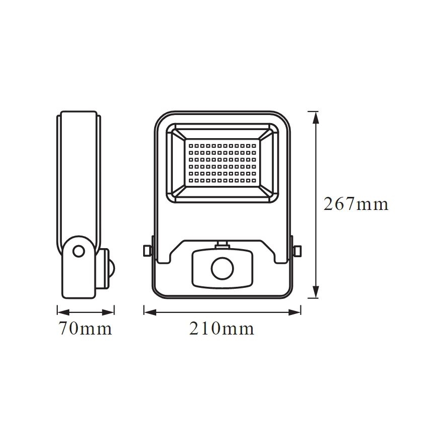 Ledvance - Riflettore LED con sensore ENDURA LED/50W/230V IP44