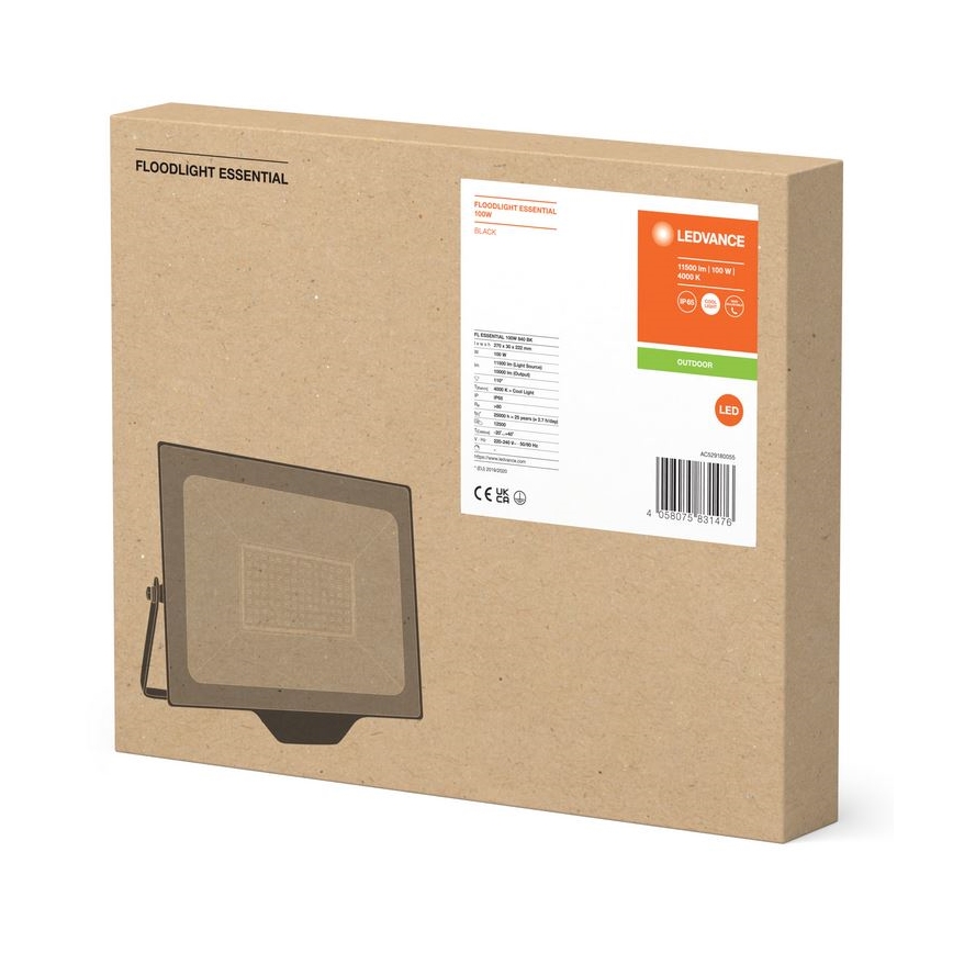 Ledvance - Riflettore LED da esterno FLOODLIGHT ESSENTIAL LED/100W/230V IP65