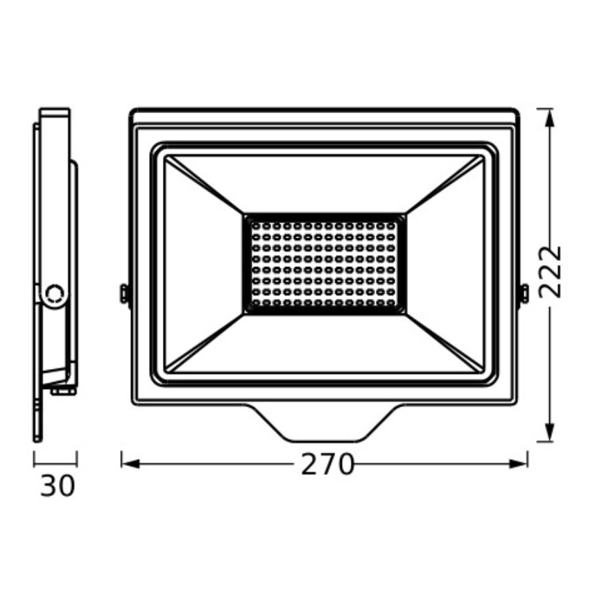 Ledvance - Riflettore LED da esterno FLOODLIGHT ESSENTIAL LED/100W/230V IP65