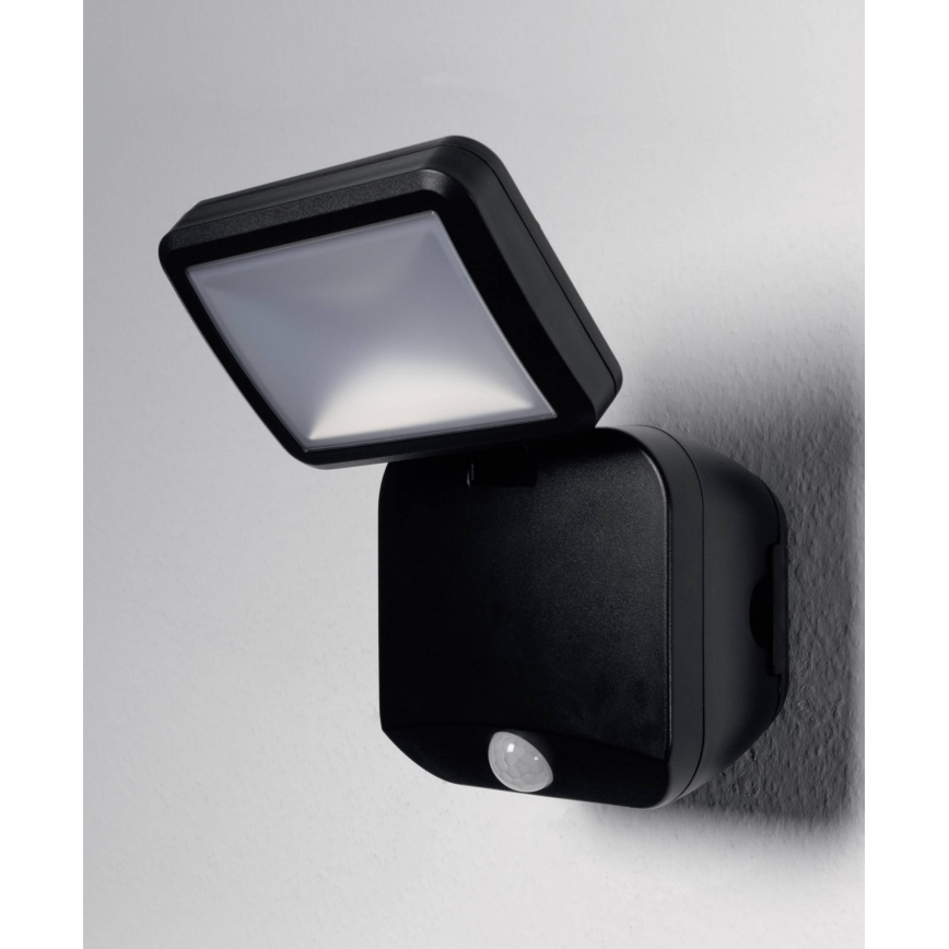 Ledvance - Riflettore LED da parete per esterno con sensore SPOTLIGHT LED/4W/6V IP54