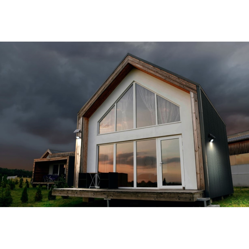 Ledvance - LED Dimmerabile solare per riflettore con sensore FLOOD SPLIT LED/10W/7,4V IP65 + telecomando