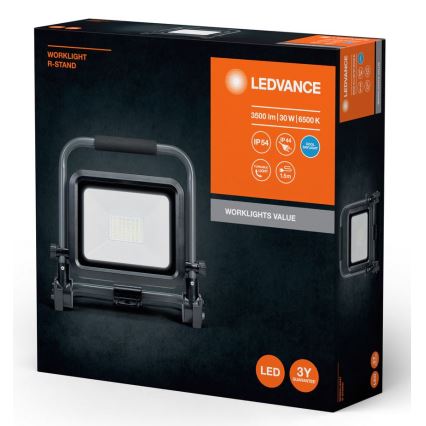 Ledvance - Riflettore LED da esterno WORKLIGHT R-STAND LED/30W/230V 6500K IP54