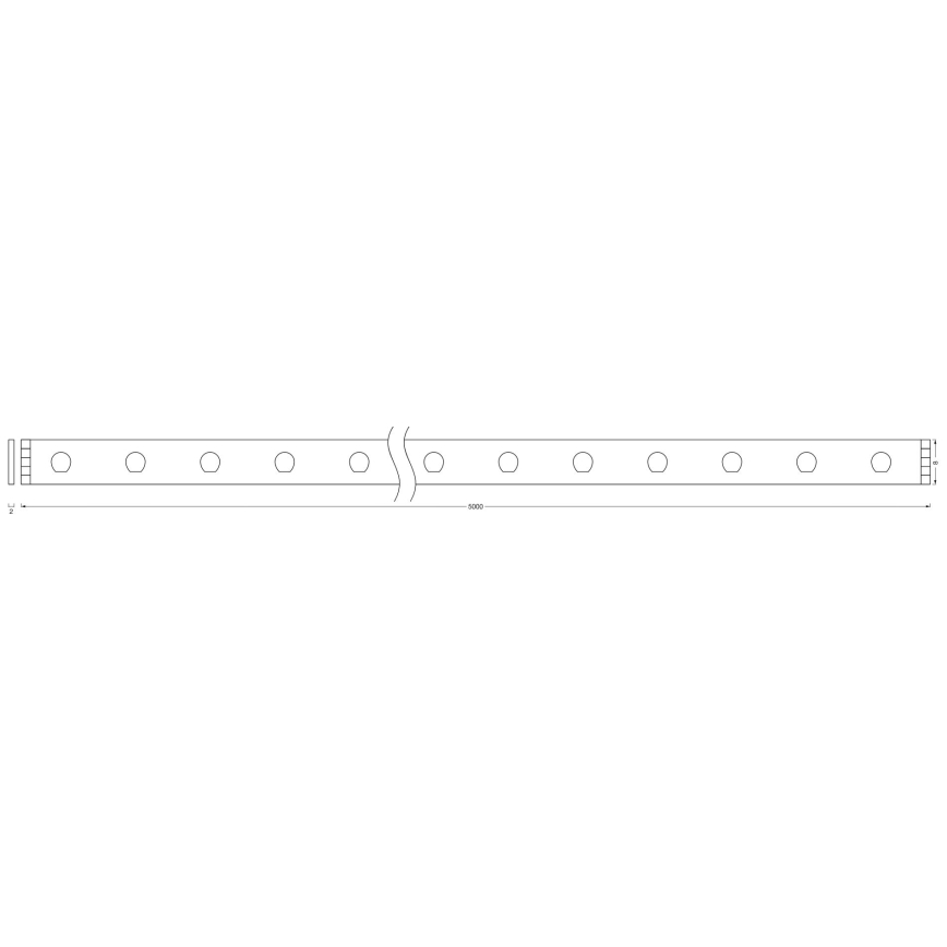 Ledvance - LED RGB Ruban à intensité variable FLEX 5m LED/19W/230V + télécommande