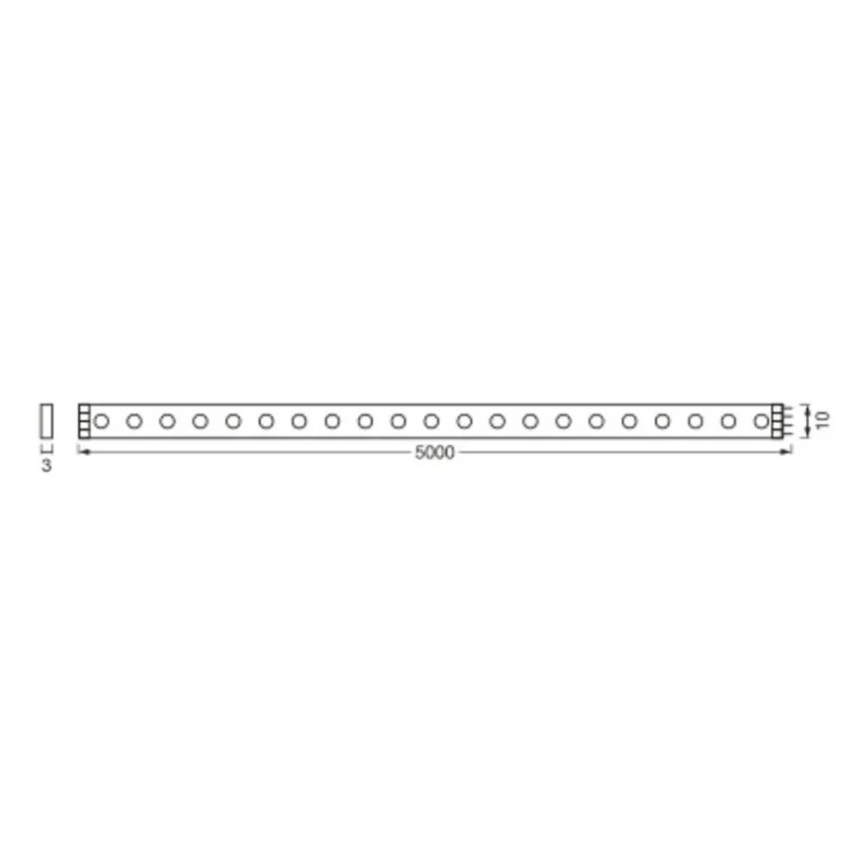 Ledvance -Ruban LED RGB à intensité variable FLEX AUDIO 5m LED/12,5W/230V + Télécommande
