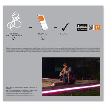 Ledvance - Ruban LED RGB d'extérieur RGB SMART+ FLEX 3m LED/15W/230V 2700K-6500K IP44 Wi-Fi
