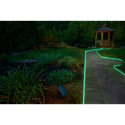 Ledvance - Ruban solaire LED RGB dimmable FLEX MAGIC 3m LED/1,2W/5V IP44 + télécommande