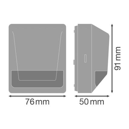 Ledvance - Sensore di movimento a infrarossi da esterno 230V IP55 bianco