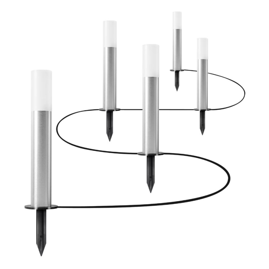 Ledvance - SET 5x LED RGBW Dimmerabile per esterni lampada SMART+ GARDENPOLE LED/6W/230V IP44