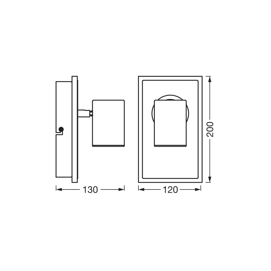 Ledvance - Spot mural DECOR MARS LED/16,5W/230V