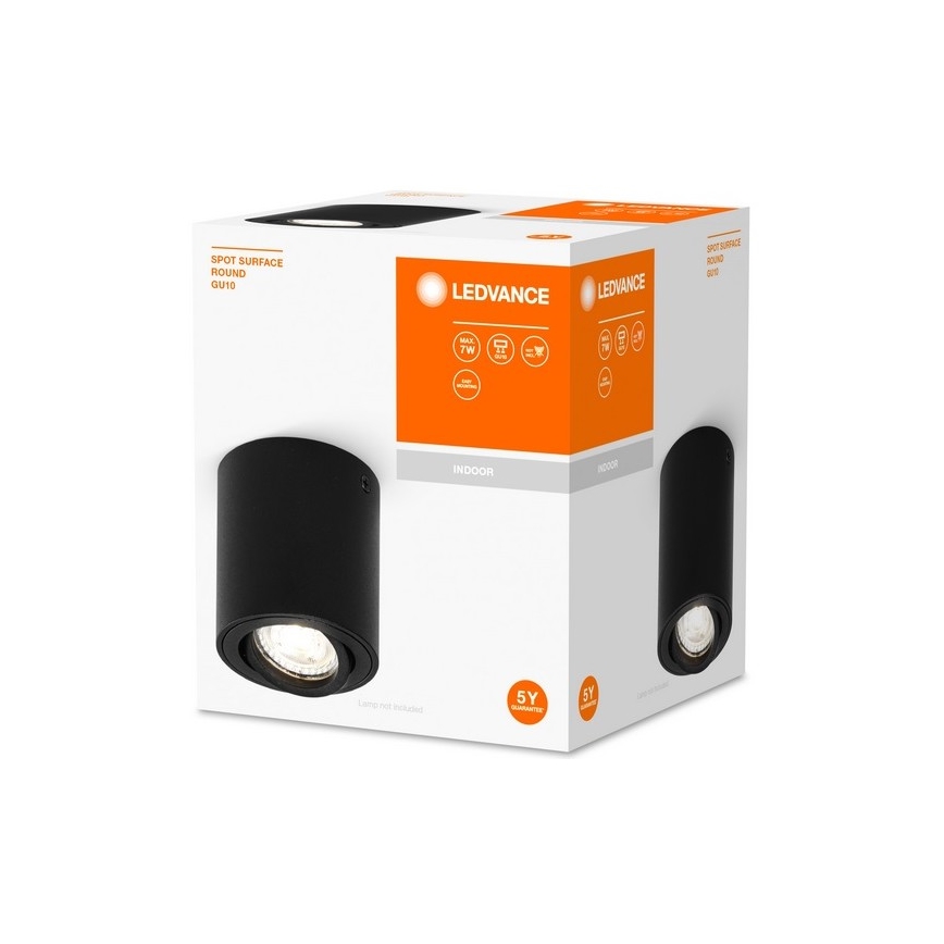 Ledvance - Spot SPOT 1xGU10/7W/230V noir