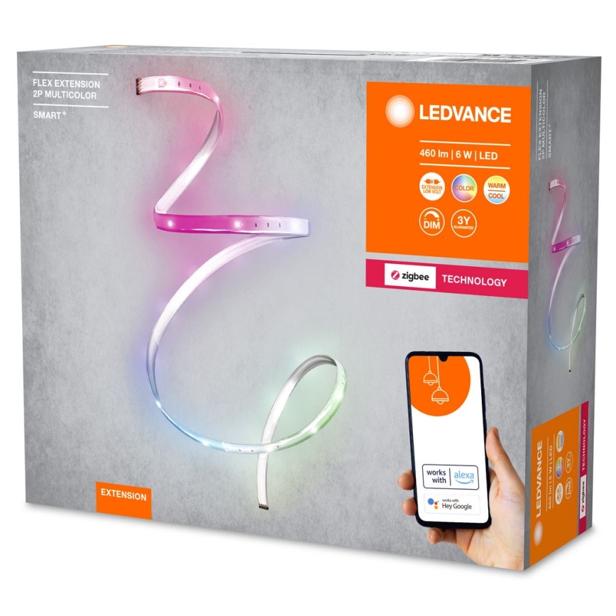 Ledvance - Striscia LED RGB+TW Extension dimmerabile SMART+ FLEX 1,2m LED/6W/12V