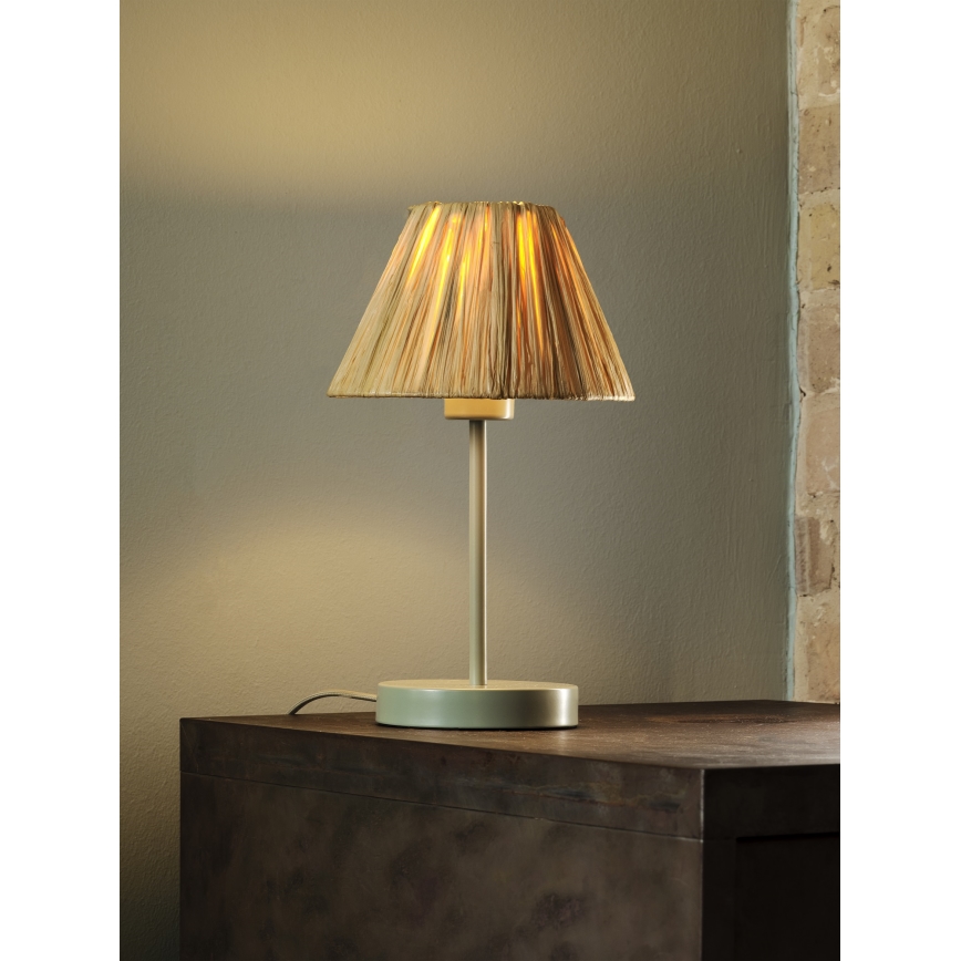 Ledvance - Tischleuchte DECOR RAFFIA 1xE27/15W/230V Raffiabast