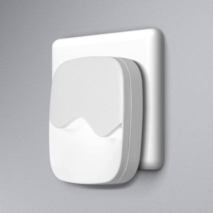 Ledvance - Veilleuse avec détecteur à brancher LUNETTA LED/0,5W/230V 3000K