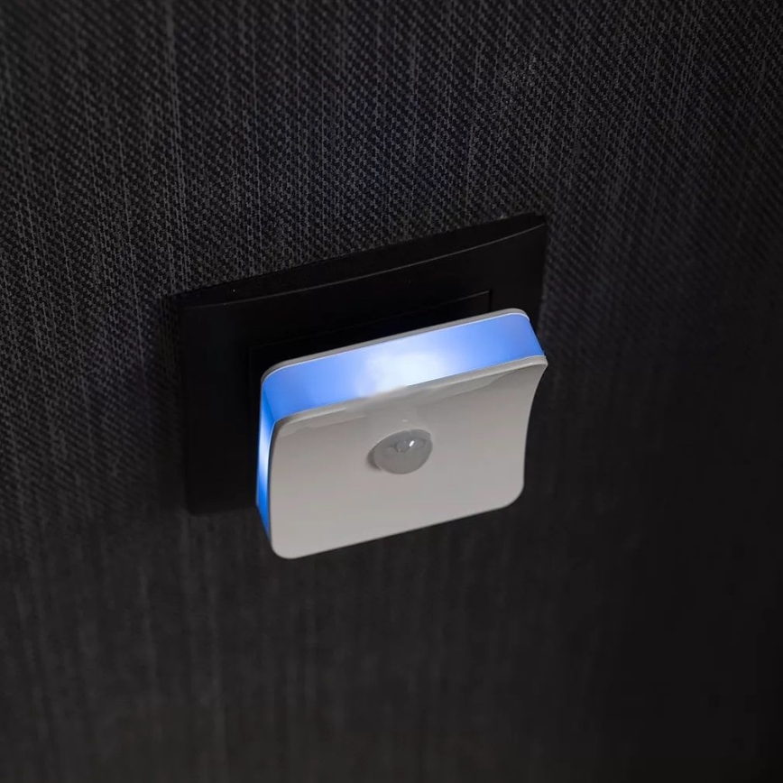 Ledvance- Veilleuse d'orientation sur prise avec détecteur LUNETTA LED/0,3W/230V