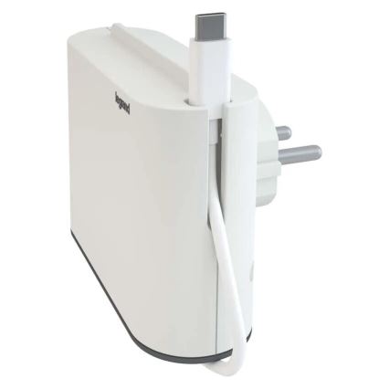 Legrand 049401 - Multiprise 2Z Type C + USB-A + USB-C blanc