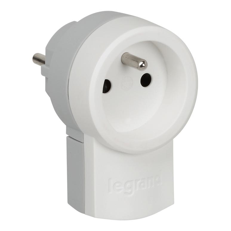 Legrand 50461 - Stecker mit Steckdose 230V/16A 2P+T