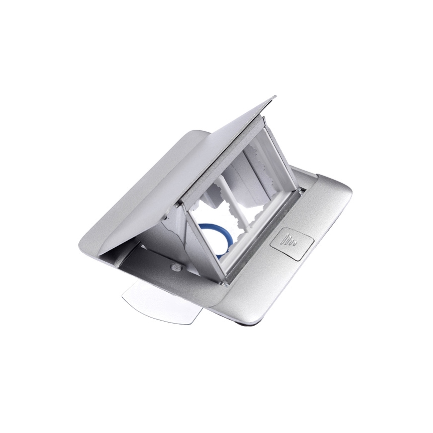 Legrand 54011 - Torretta a scomparsa per scrivania POP-UP 4M alluminio