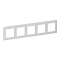 Legrand 754005 - Cornice per interruttori VALENA LIFE 5 moduli bianca