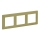 Legrand 754083 - Cornice per interruttori VALENA LIFE 3 posti verde