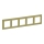 Legrand 754085 - Cornice per interruttori VALENA LIFE 5 moduli verde