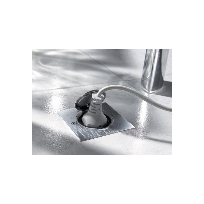 Legrand 89700 - Cornice per la presa da pavimento PLATINUM 2M IP44 IP44 acciaio inossidabile