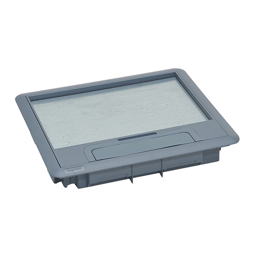 LEGRAND - Cassetta a pavimento per piani doppi 18 moduli (9 dispositivi 45x45)