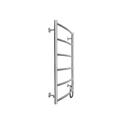 Leiter-Handtuchheizkörper CLASSIC 100W/230V 81x53cm Edelstahl/glänzendes Chrom rechts
