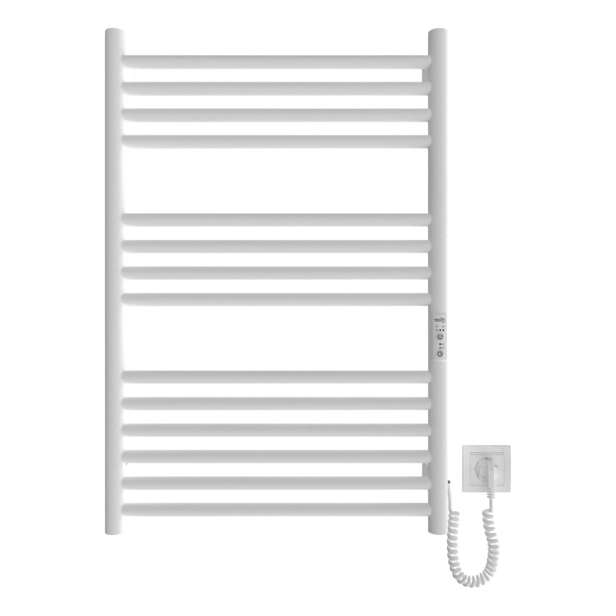 Leiter-Handtuchheizkörper HF GREENWICH 170W/230V 77x53 cm weiß rund