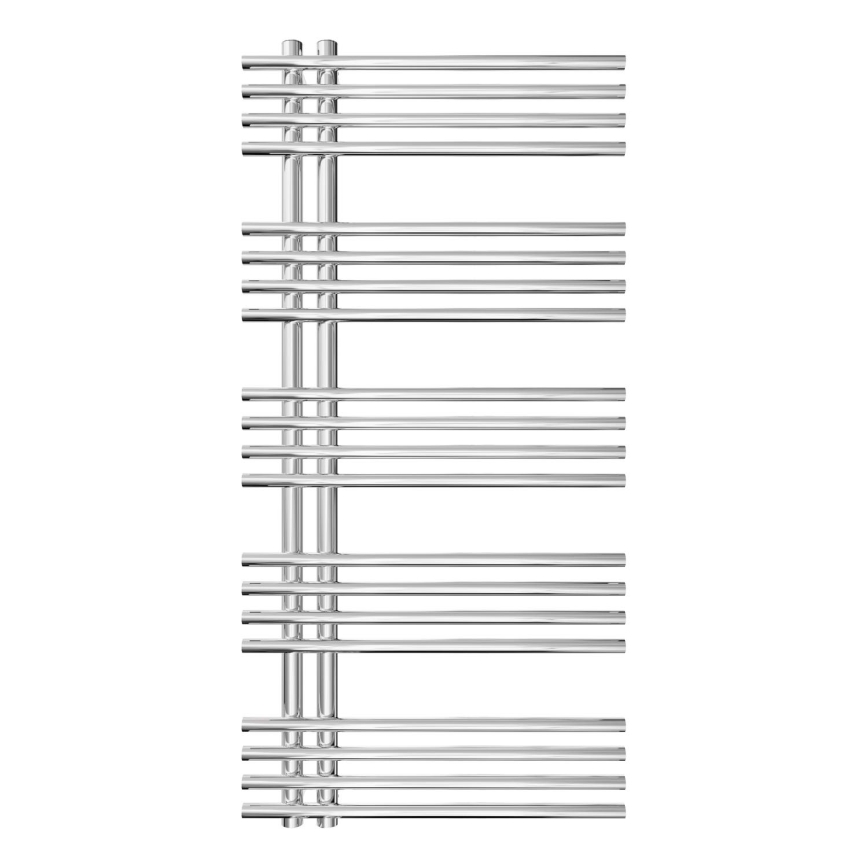 Leiter-Handtuchheizkörper INOX 368W/230V 109x53 cm Edelstahl/glänzendes Chrom