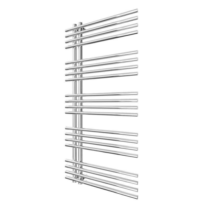Leiter-Handtuchheizkörper INOX 368W/230V 109x53 cm Edelstahl/glänzendes Chrom