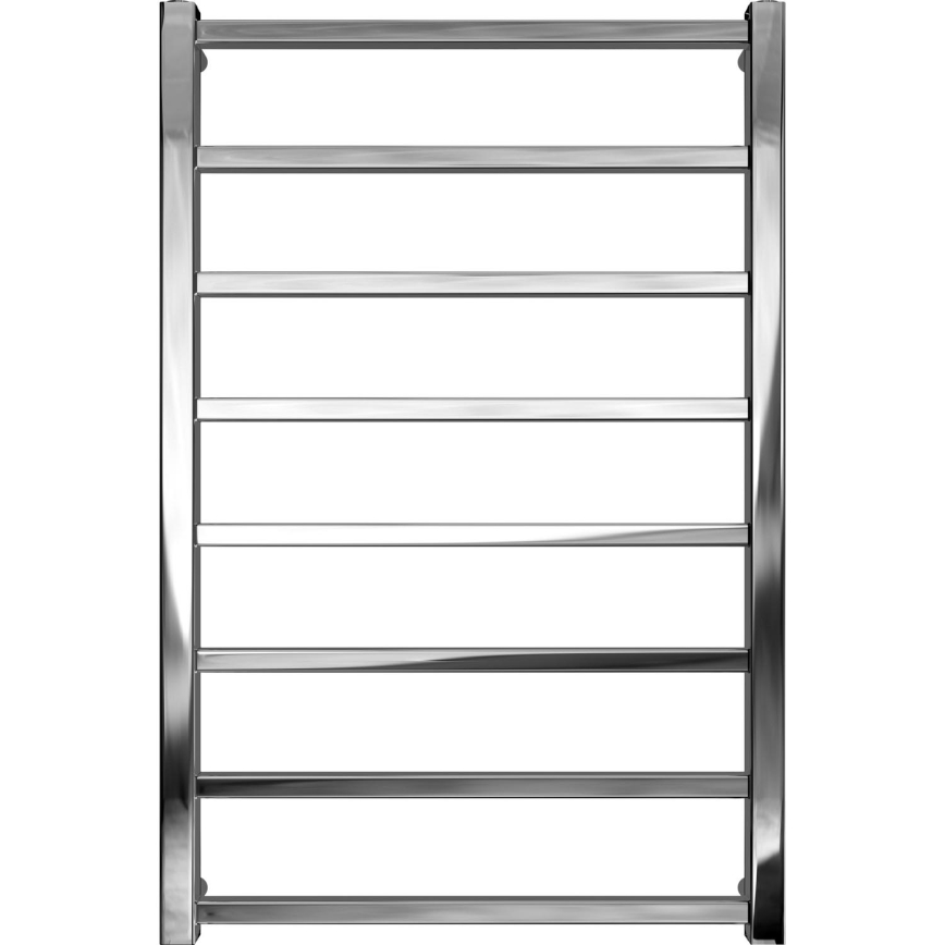 Leiter-Handtuchheizkörper TOKIO 174W/230V 80x53 cm Edelstahl/glänzendes Chrom