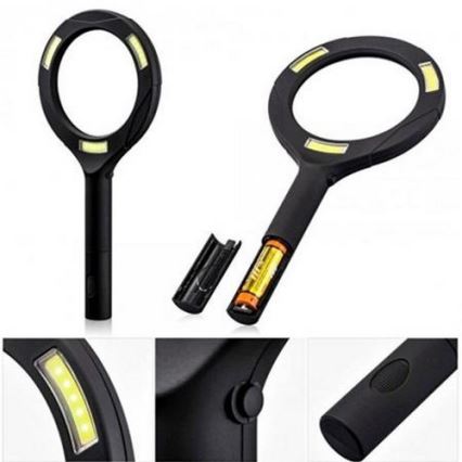 Lente a LED 5×ZOOM con retroilluminazione LED/3W IP44