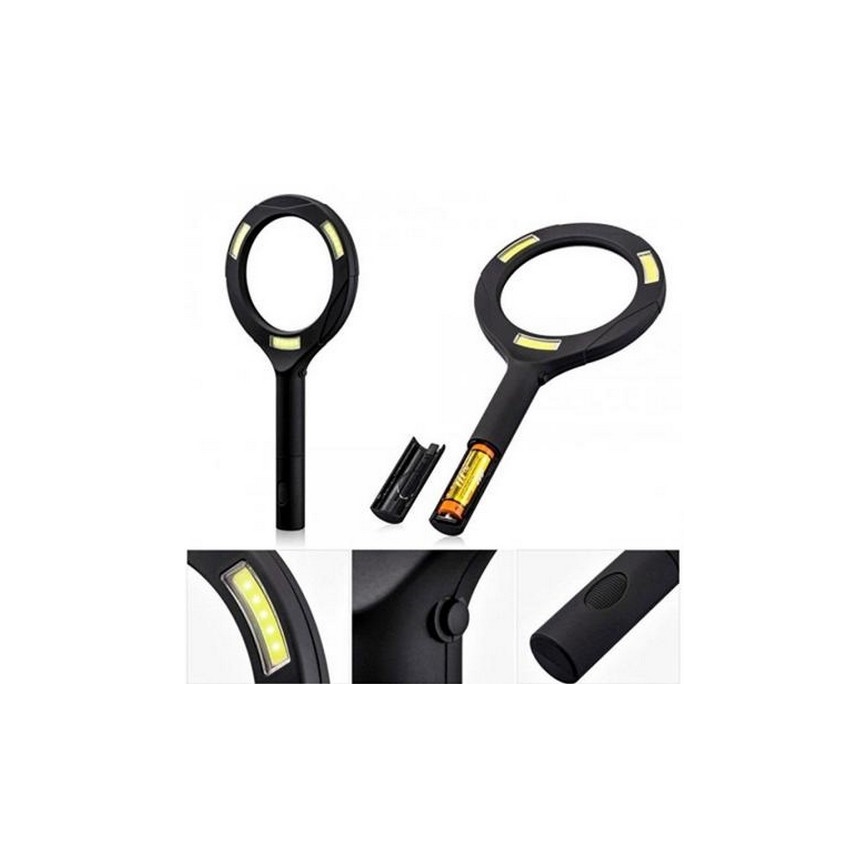 Lente a LED 5×ZOOM con retroilluminazione LED/3W IP44