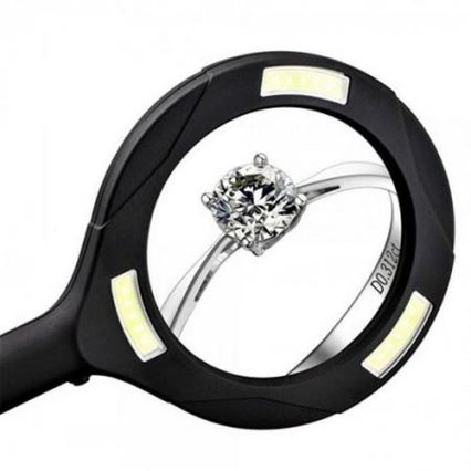 Lente a LED 5×ZOOM con retroilluminazione LED/3W IP44