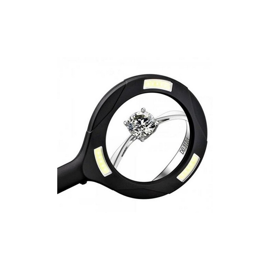 Lente a LED 5×ZOOM con retroilluminazione LED/3W IP44