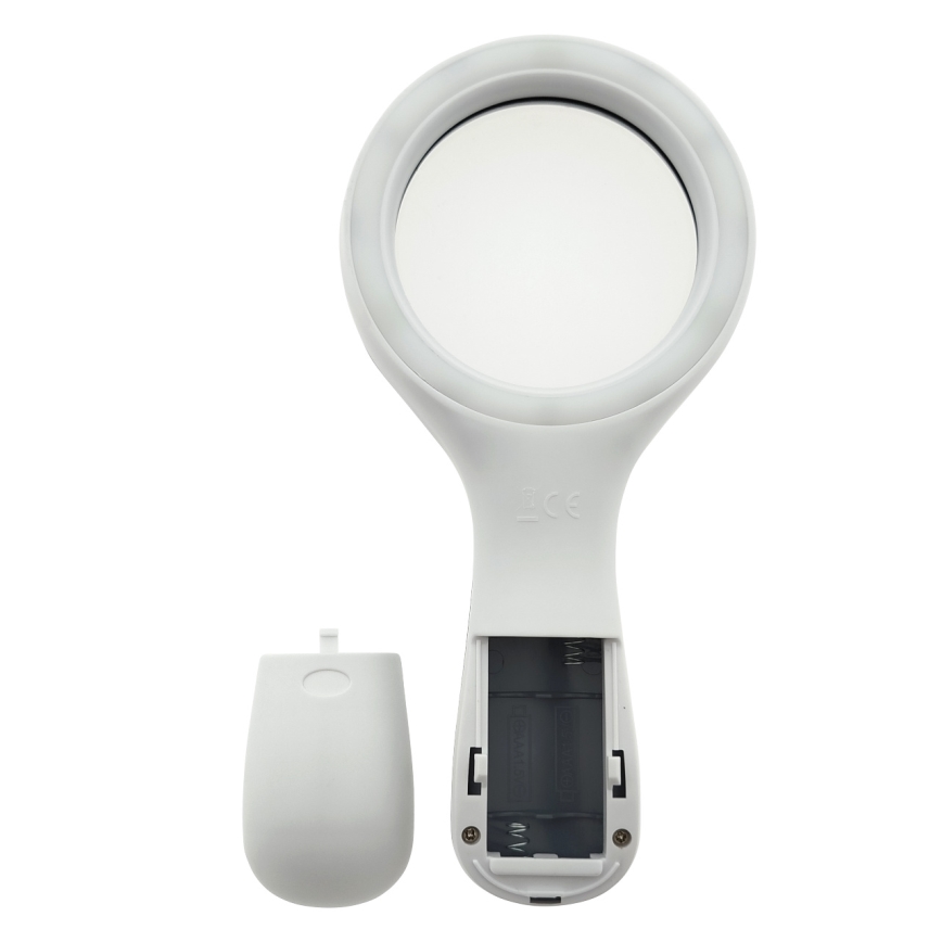 Lente d'ingrandimento LED 3×ZOOM con illuminazione LED/3W/2xAAA IP22