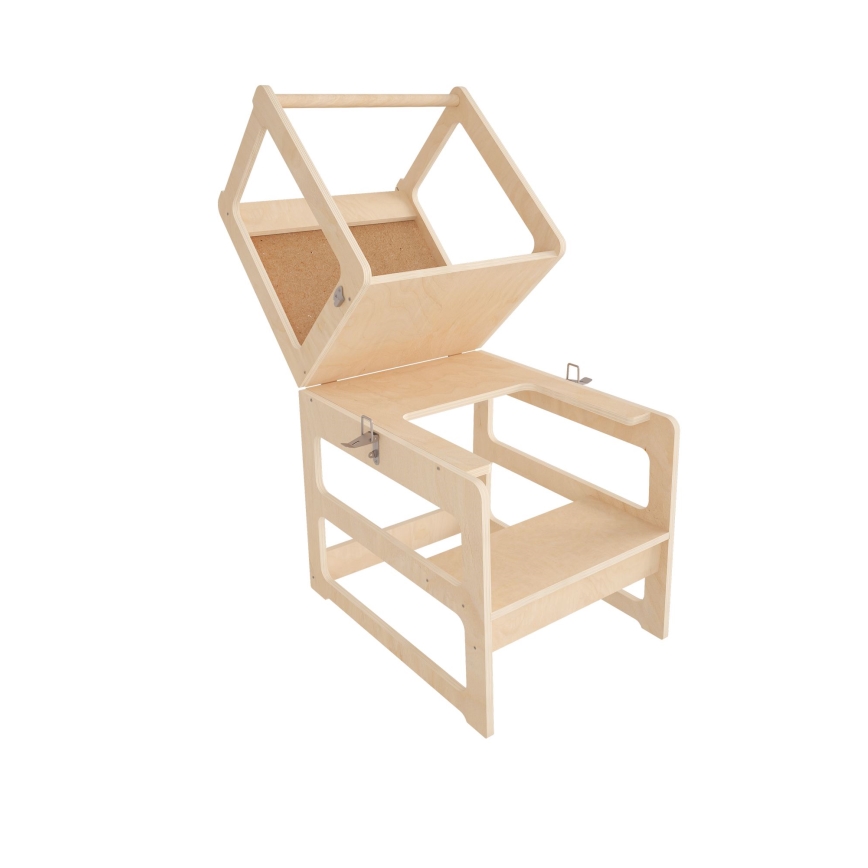 Lernturm mit Tafel DRAW 90x58,4 cm