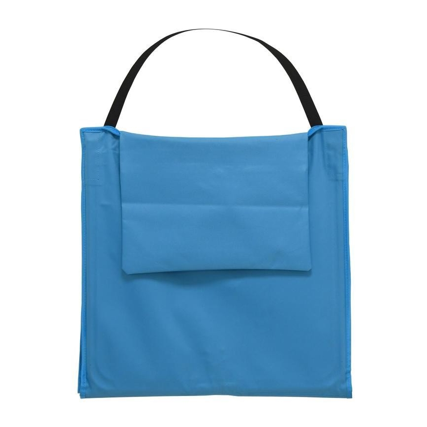 Lettino pieghevole blu 160x55 cm