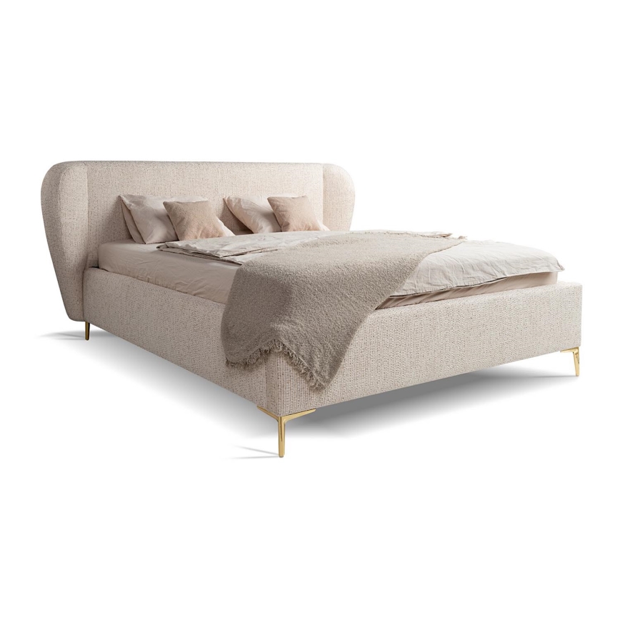 Letto imbottito senza materasso DALIA 180x200 cm Grigio