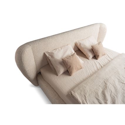 Letto imbottito senza materasso DALIA 180x200 cm Grigio