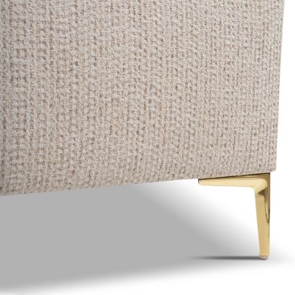 Letto imbottito senza materasso DALIA 180x200 cm Grigio