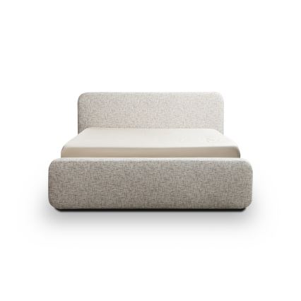 Letto imbottito senza materasso LAJLA 180x200 cm beige