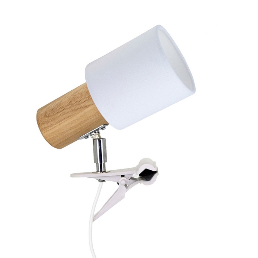 Leuchte mit Klemme TREEHOUSE 1xE27/25W/230V Eiche