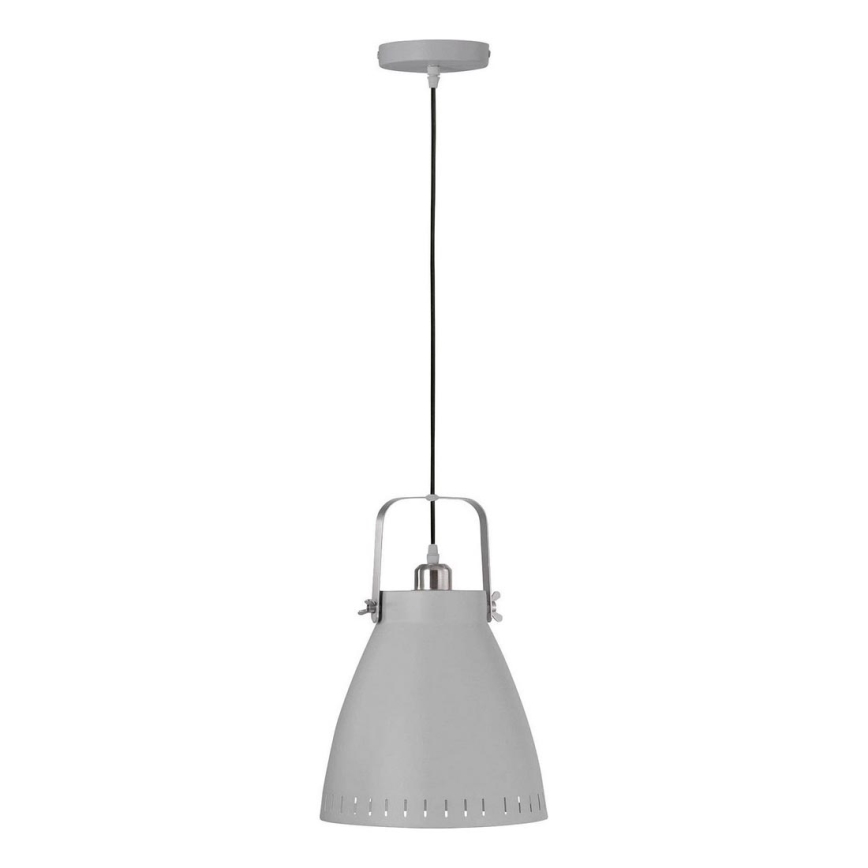 Leuchten Direkt 11059-15 - Hängeleuchte EVA 1xE27/60W/230V d 21,5 cm grau