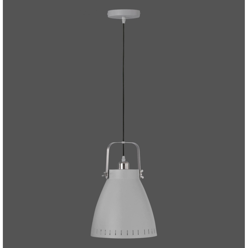 Leuchten Direkt 11059-15 - Hängeleuchte EVA 1xE27/60W/230V d 21,5 cm grau