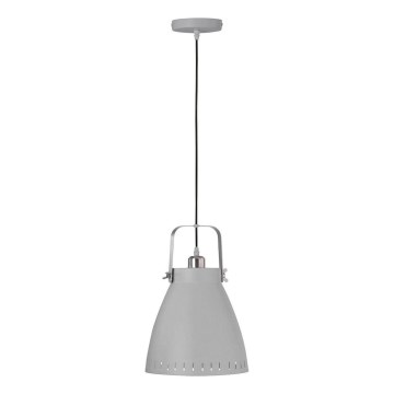 Leuchten Direkt 11059-15 - Lampadario a sospensione con filo EVA 1xE27/60W/230V diametro 21,5 cm grigio