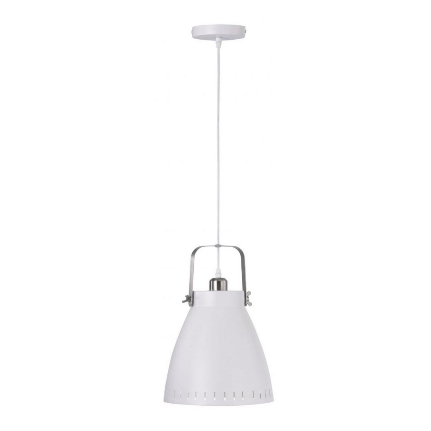 Leuchten Direkt 11059-16 - Hängeleuchte EVA 1xE27/60W/230V d 21,5 cm weiß